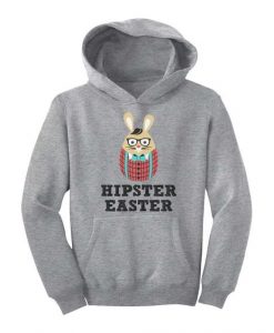 Hipster Easter Bunny Hoodie EL01
