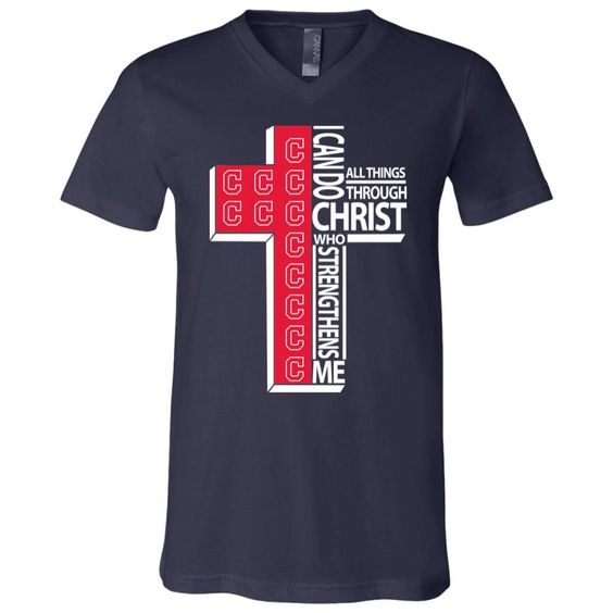 I Can Do All Things Through Christ Cleveland Indians T Shirts FD01