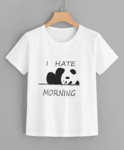 I Hate Morning T-shirt AV01