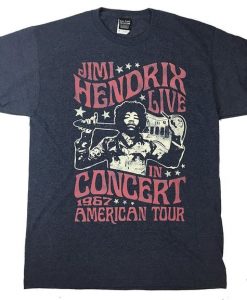 Jimi Hendrix Star Spangled Concert T-Shirt EL01