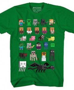 Jinx Minecraft Big Boys T Shirt EL01