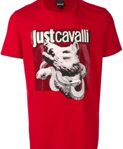 Just Cavalli logo print T-shirt ER30