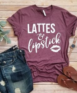 Lattes & Lipstick T-shirts T-Shirt EM01