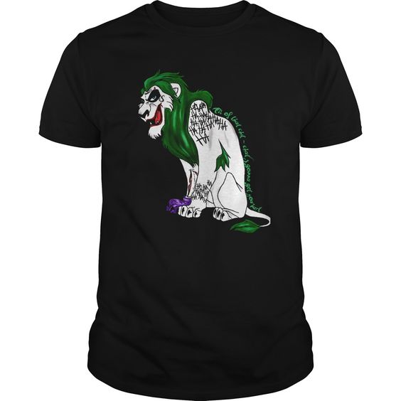 Lion Black Joker T-Shirt DV01