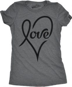 Love Heart T Shirt SR30