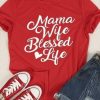 Mama Wife Blessed T-Shirt AV