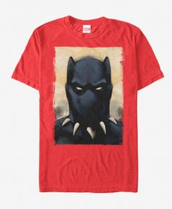 Marvel Panther Watercolor Print T-Shirt ER30