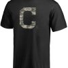 Men's Cleveland Indians Camouflage Logo T-shirt FD01
