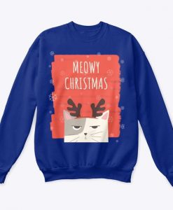 Meowy Christmas Sweatshirt SR