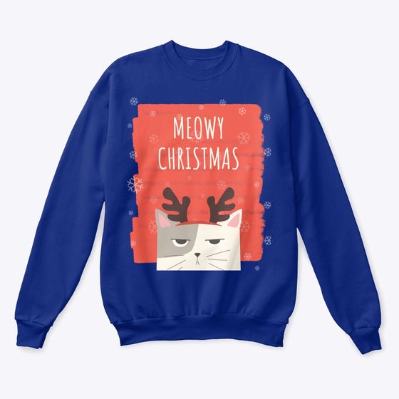 Meowy Christmas Sweatshirt SR