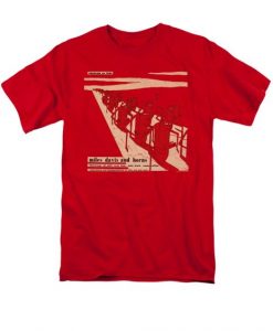 Miles davis shirt davis and horns red t-shirt ER30