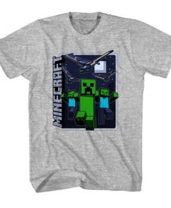 Minecraft Boys Top T-Shirt EL01