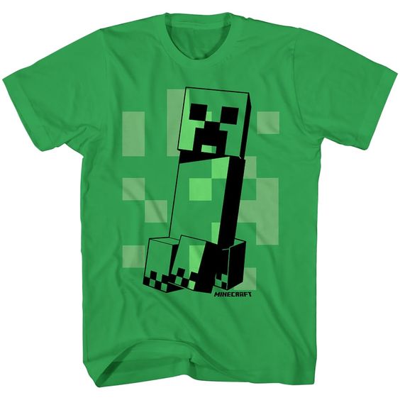 Minecraft Creeper Tee T-Shirt EL01