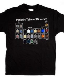 Minecraft Periodic Table T-Shirt EL01