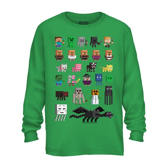 Minecraft Preschool Sweatshirt EL01