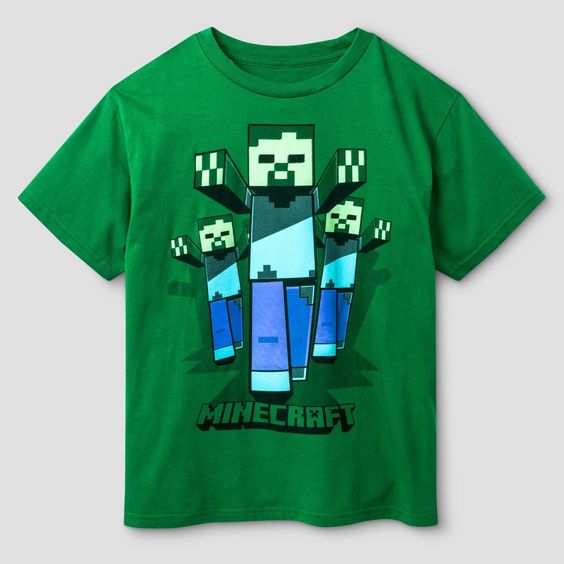 Minecraft Zombie Crew T-Shirt EL01
