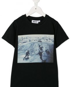 Molo Kids skateboard print T-shirt AI01