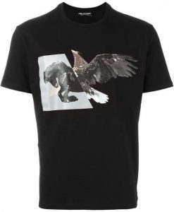 Neil Barrett bird print T-shirt ER31