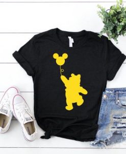 Pooh Mickey Balloon T Shirt SR01