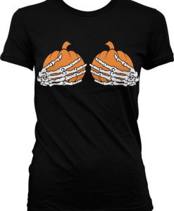 Pumpkin Boobs Women's T-shirt EL01