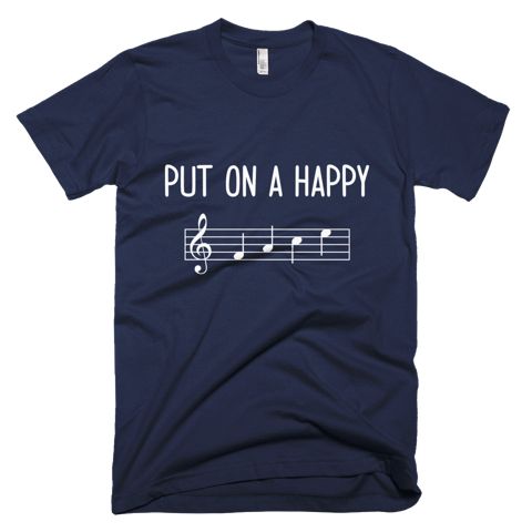 Put On A Happy FACE Music T-Shirt AZ01