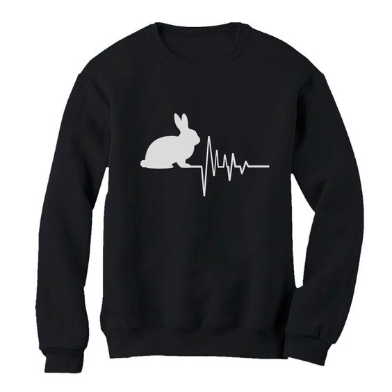 Rabbit Pulse Cute Sweatshirt EL01