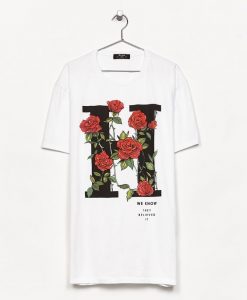 Romantic Flower Printed T-Shirt DV