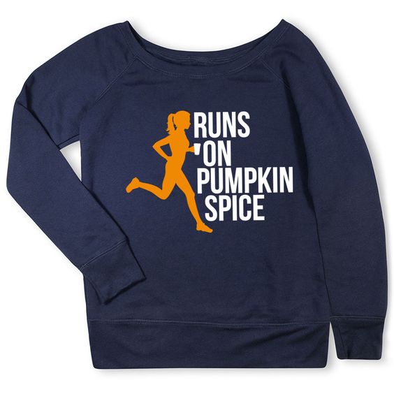 Run on Pumpkin Spce Sweatshirt EL01
