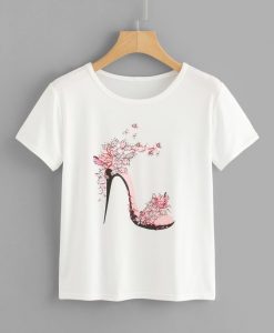 Shein High Heels T-shirt AV01