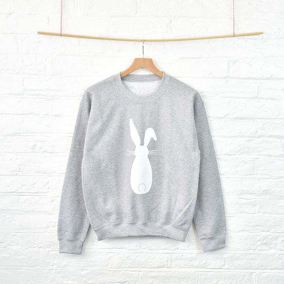 Silhouette Easter Rabbit Sweatshirt EL01