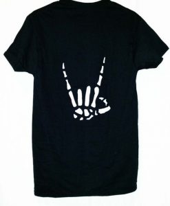 Skeleton Hand Cutout T-Shirt AV01