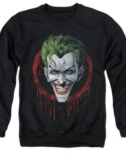 Sweatshirt Joker Drip Black Pullover DV01