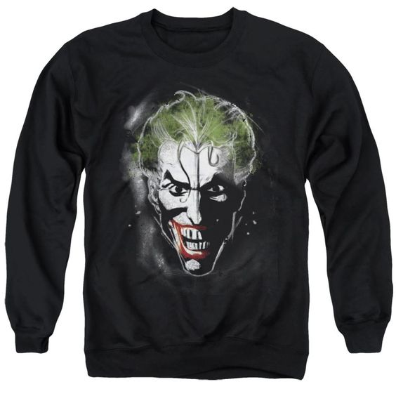 Sweatshirt Joker Face Makeup Black Pullover DV01