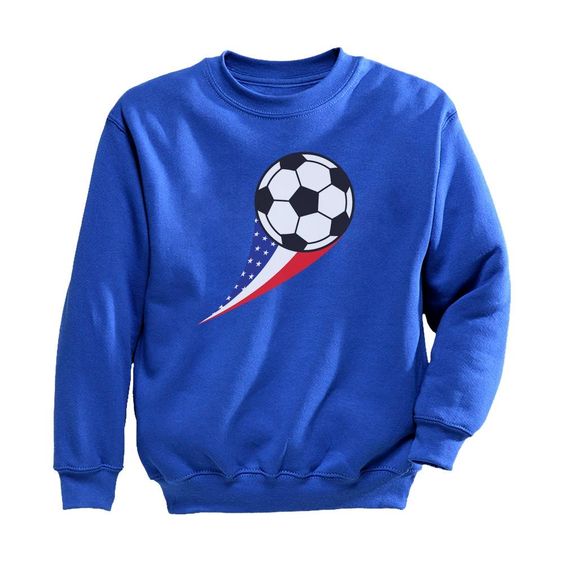 USA Soccer Ball Sweatshirt EL01