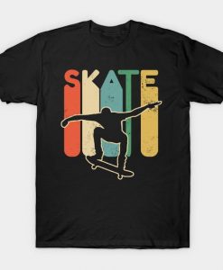 Vintage Skateboard T Shirt AI01