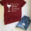 Wine drinking CuteT-Shirt DV01