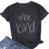 Womens Be Kind Cute T-Shirt DV01
