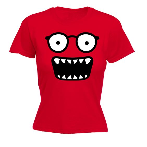 Women's Glasses Monster T-Shirt FD