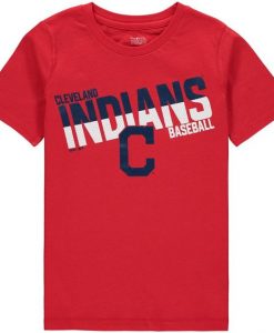 Youth Red Cleveland Indians T-Shirt FD01