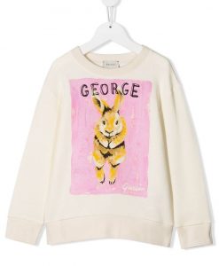 george bunny print sweatshirt EL01