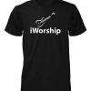 iWorship Praise God Guitar Music T-Shirt AZ01