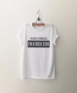 rincess I'm a rock star funny t shirts ER