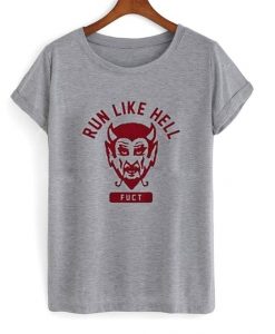 run like hell fuct t-shirt SR30