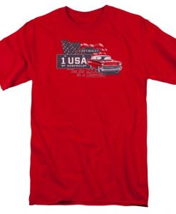 the usa chevrolet red t-shirt ER30