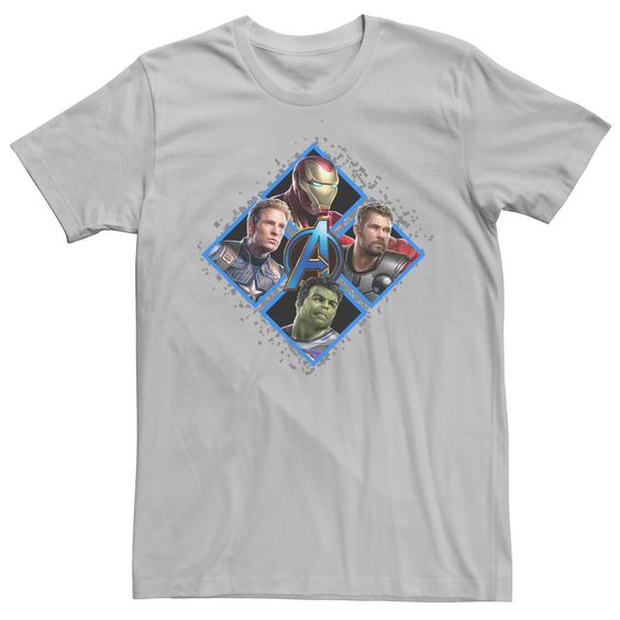 Avengers Endgame Team Square T-Shirt ER6N