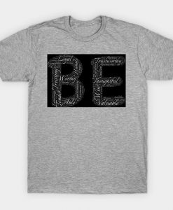 BE text grafity T-shirt FD8N