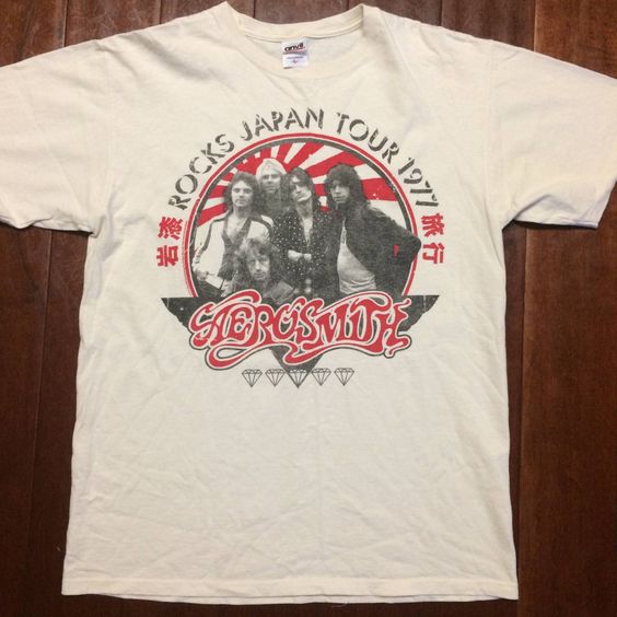 Band Tees Aerosmith Tshirt EL1N
