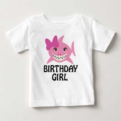 Birthday Shark Baby T-Shirt AV2N