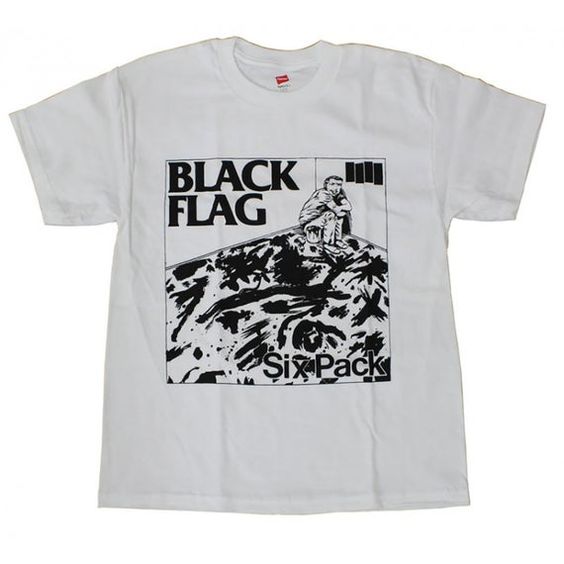 Black Flag Punk Band T-Shirt EL1N