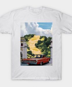 Broccoli Mountain collage T-Shirt N12FD